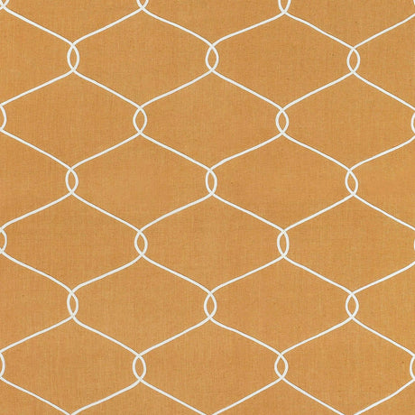 Anna French Theresa Trellis Gold Fabric