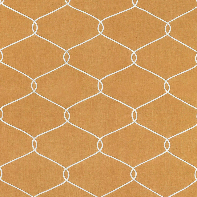 Anna French Theresa Trellis Gold Fabric