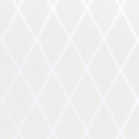 Anna French Tarascon Trellis Applique White On White Fabric