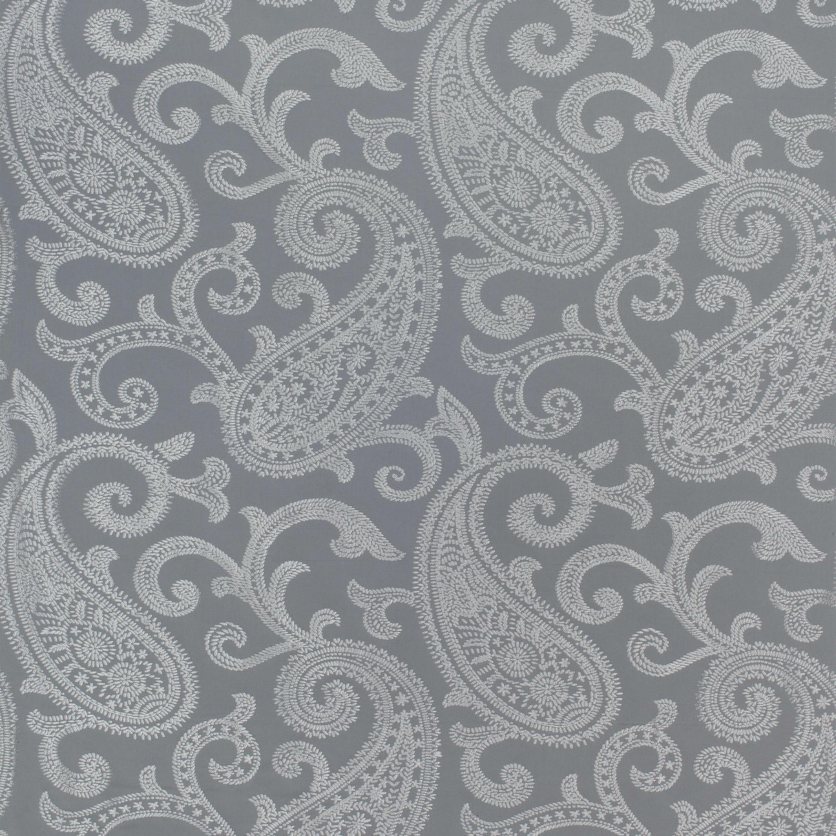 Anna French Bradford Paisley Grey Fabric