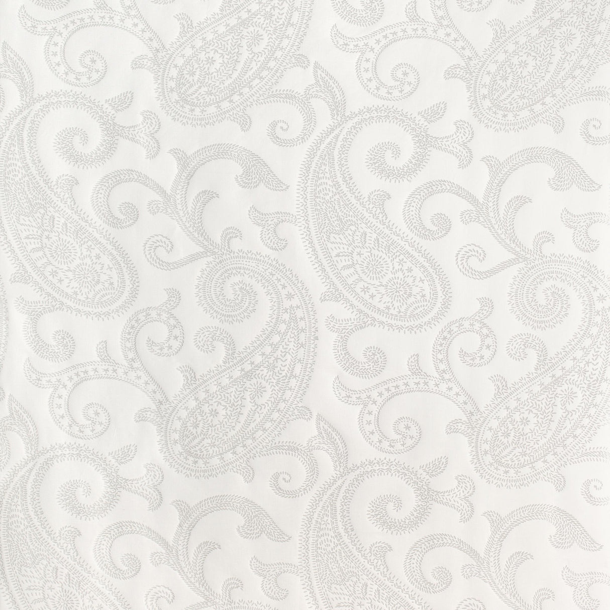 Anna French Bradford Paisley White Fabric