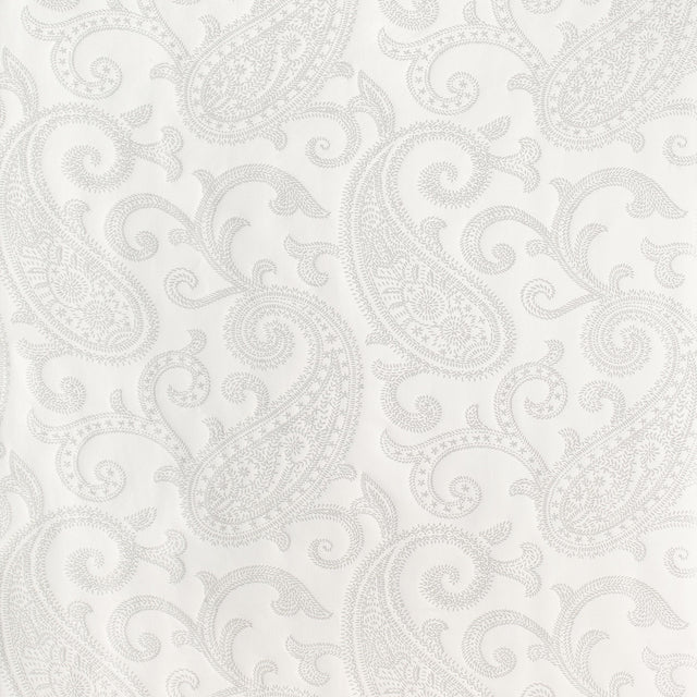 Anna French Bradford Paisley White Fabric