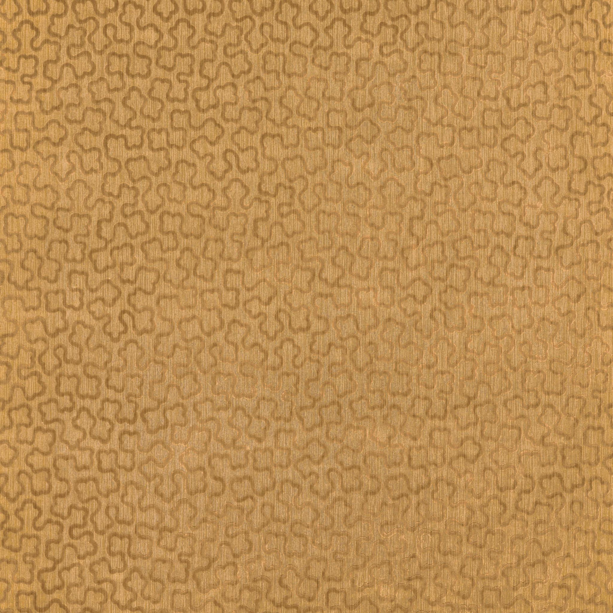 Anna French TREFOLIA VELVET Amber Fabric