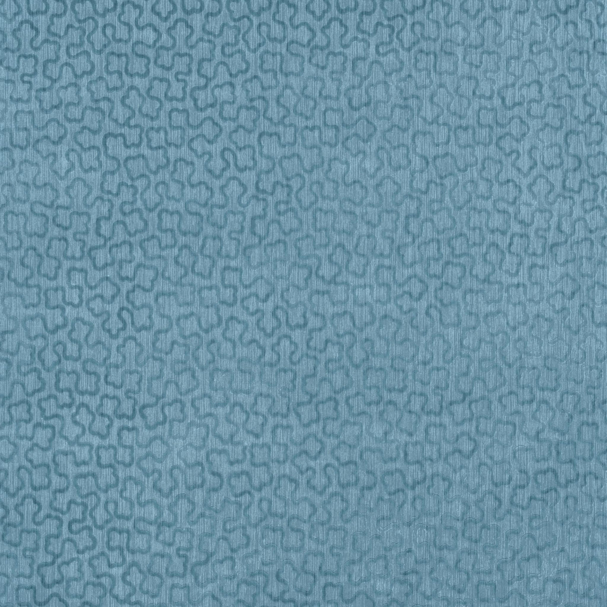 Anna French TREFOLIA VELVET Slate Fabric