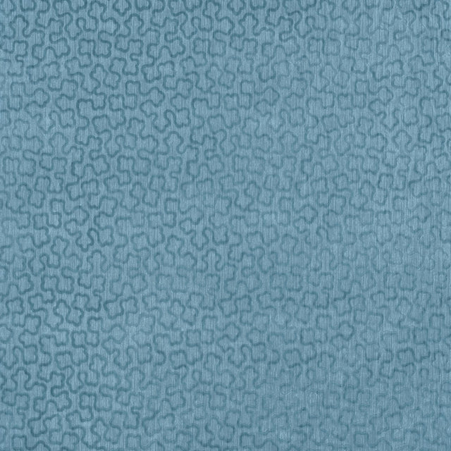 Anna French TREFOLIA VELVET Slate Fabric
