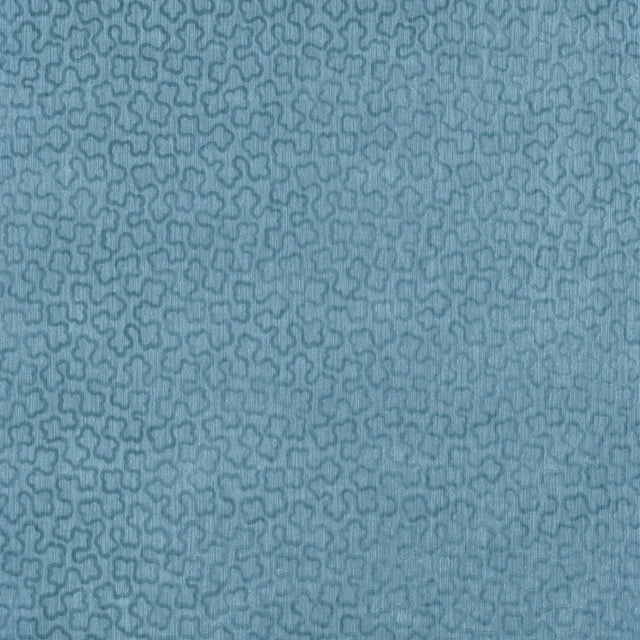 Anna French Trefolia Velvet Slate Fabric