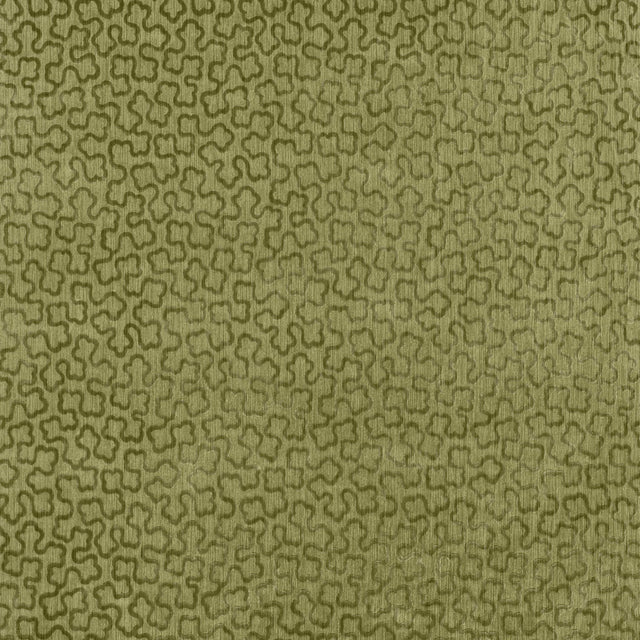 Anna French TREFOLIA VELVET Ivy Fabric