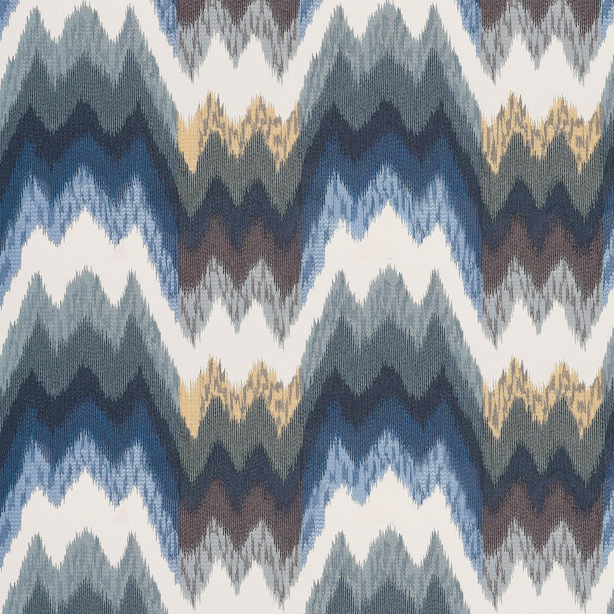 Anna French KAMUT EMBROIDERY Winter Fabric