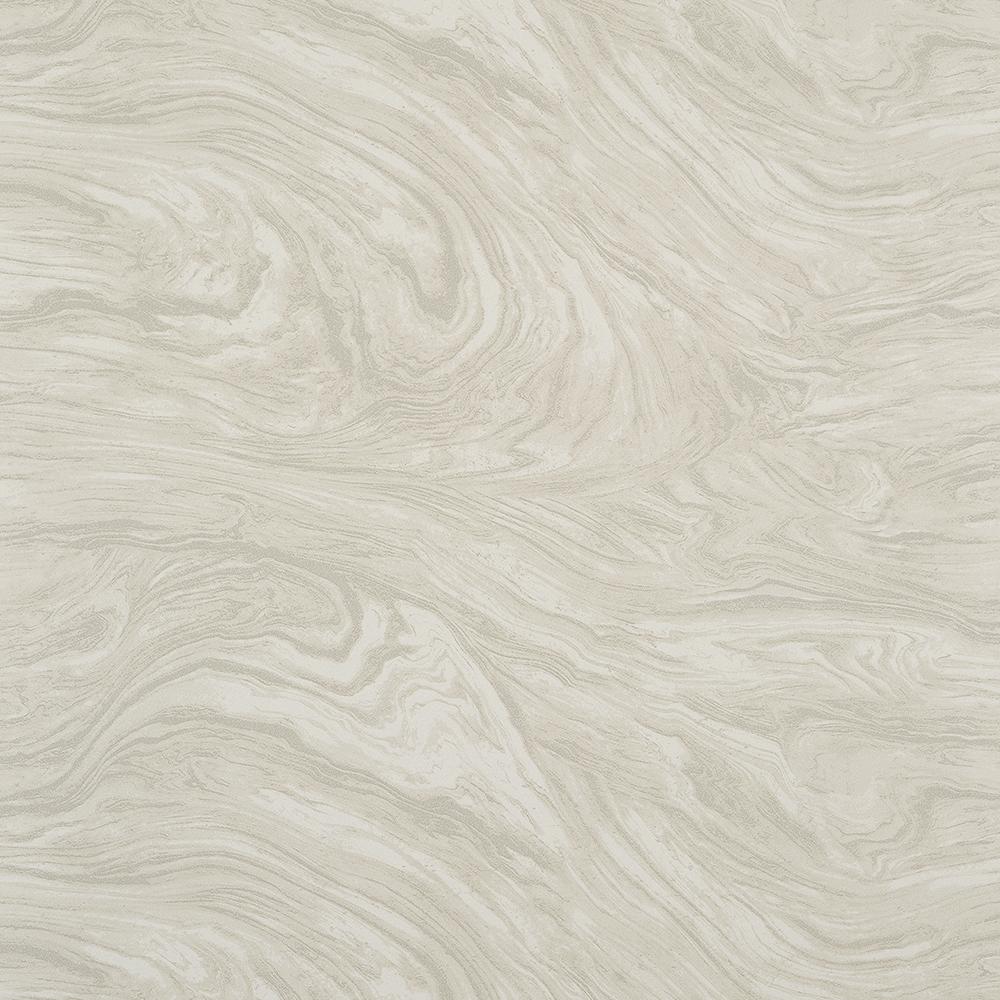 Thibaut WAVES Greige and Grey Wallpaper