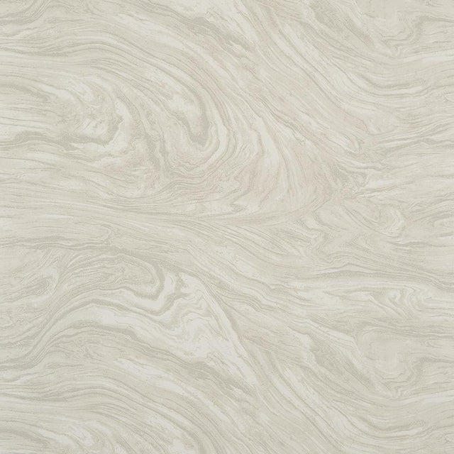 Thibaut WAVES Greige and Grey Wallpaper