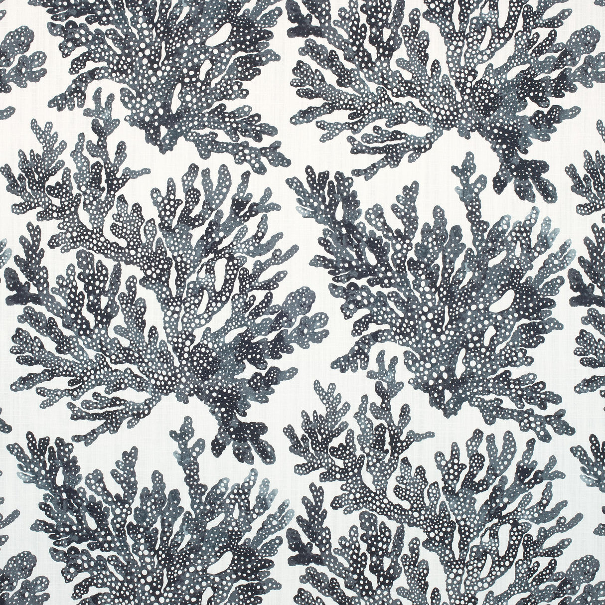 Thibaut Marine Coral Black Fabric