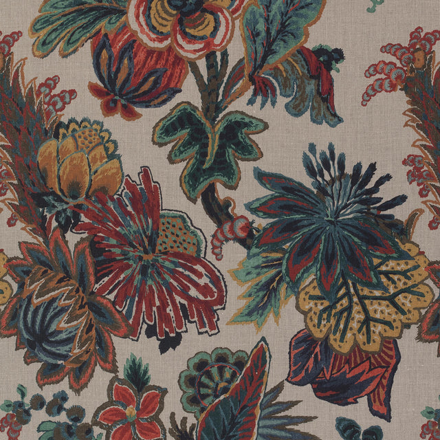 Thibaut Floral Gala Jewel Fabric