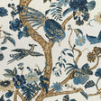 Thibaut Coromandel Navy Fabric