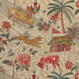 Thibaut Tiger Reserve Wheat Fabric