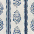 Thibaut Chappana Blue And White Fabric