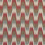 Thibaut Stockholm Chevron Red And Grey Fabric