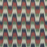 Thibaut Stockholm Chevron Navy And Red Fabric