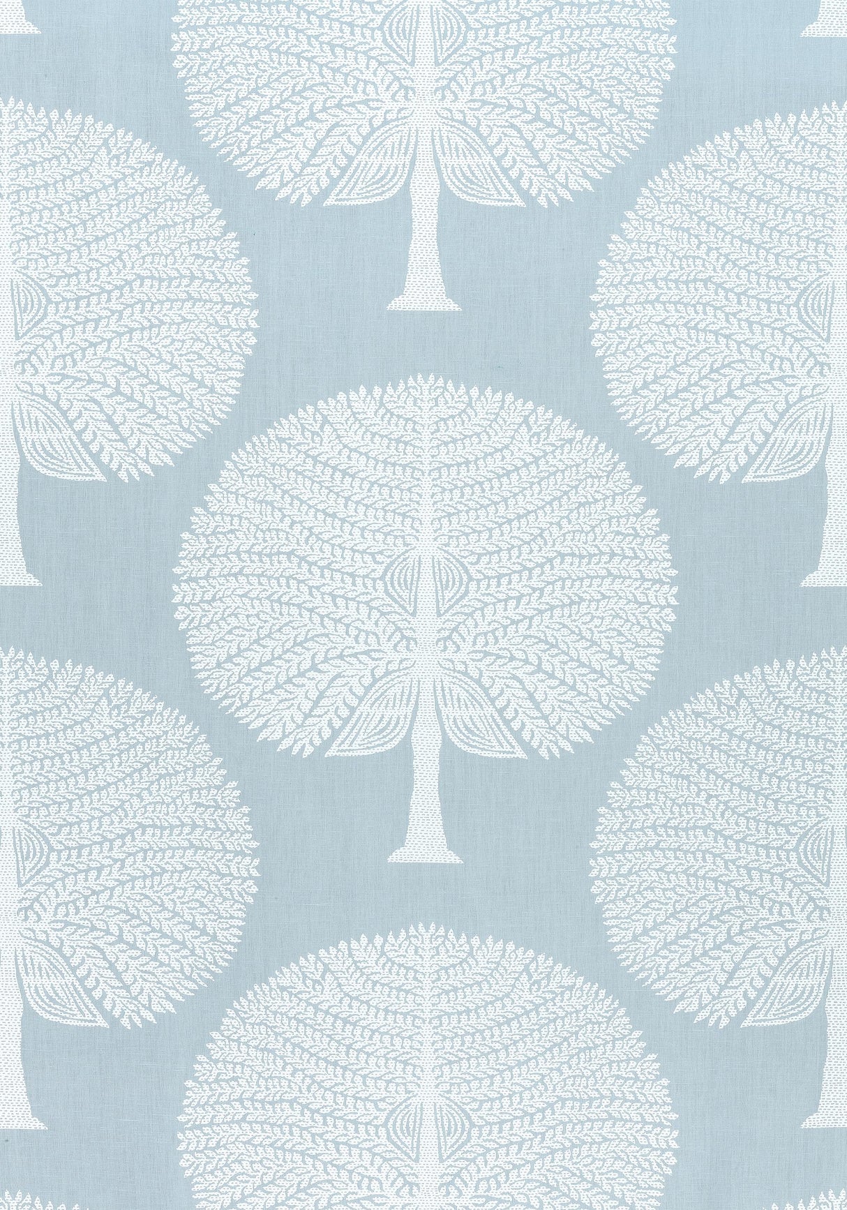Thibaut MULBERRY TREE Spa Blue Fabric