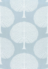 Thibaut MULBERRY TREE Spa Blue Fabric