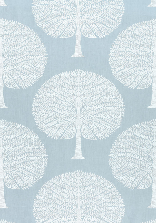 Thibaut MULBERRY TREE Spa Blue Fabric