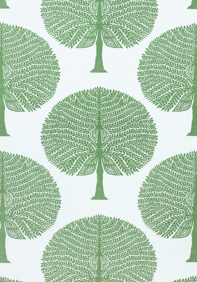Thibaut MULBERRY TREE Green Fabric