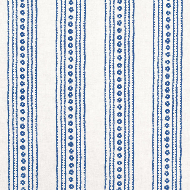 Thibaut New Haven Stripe Navy Fabric