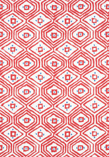 Thibaut PASS-A-GRILLE Red Fabric