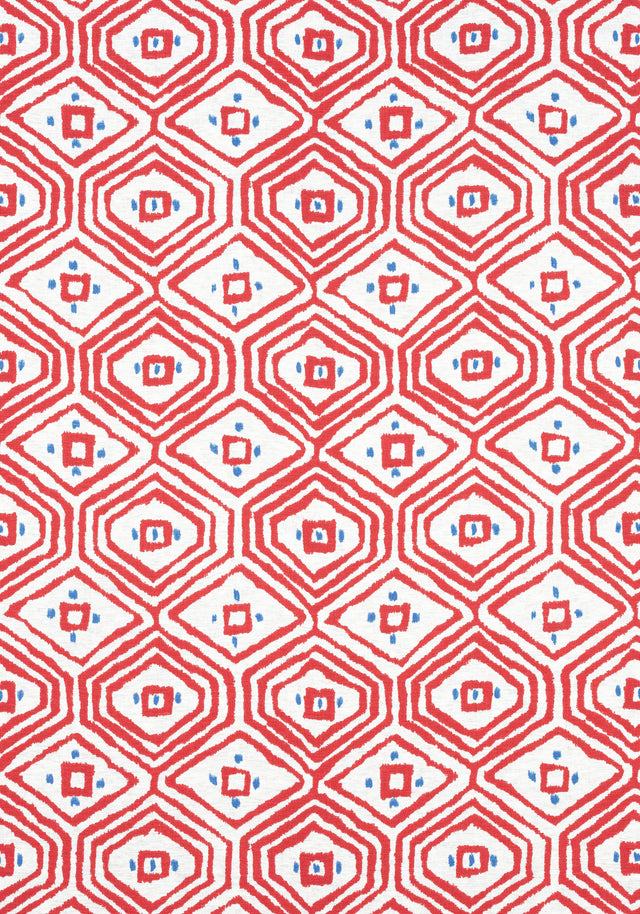 Thibaut PASS-A-GRILLE Red Fabric