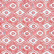 Thibaut Pass-A-Grille Red Fabric