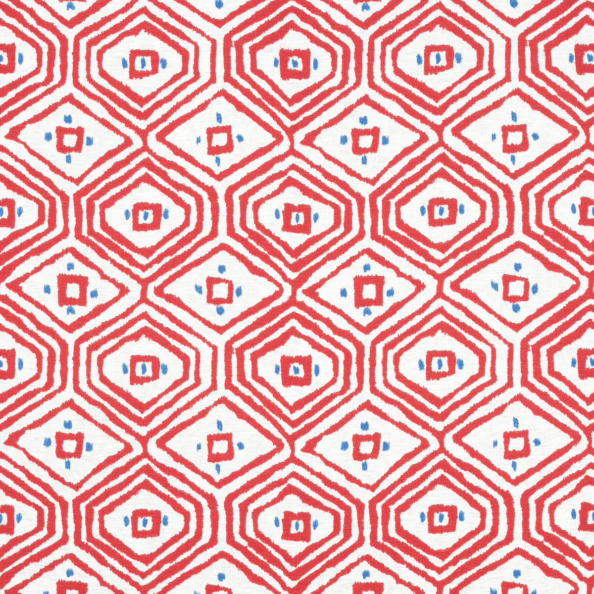 Thibaut Pass-A-Grille Red Fabric