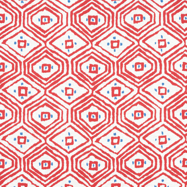 Thibaut Pass-A-Grille Red Fabric