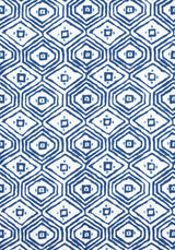 Thibaut PASS-A-GRILLE Navy Fabric