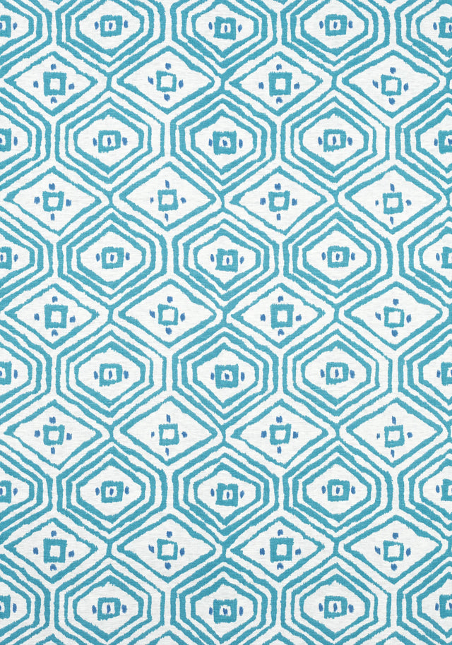 Thibaut PASS-A-GRILLE Turquoise Fabric