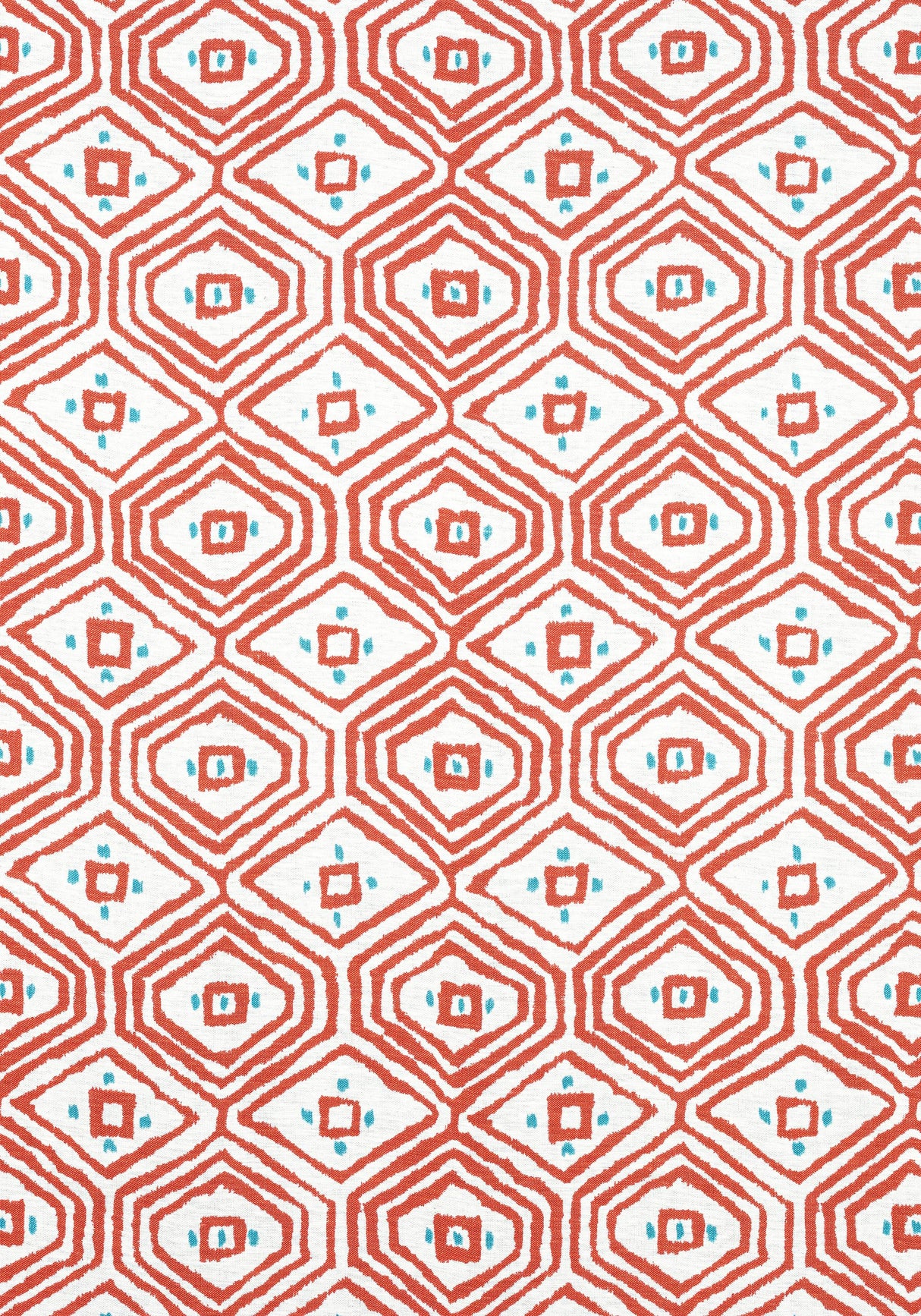 Thibaut PASS-A-GRILLE Coral Fabric