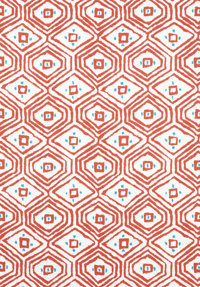 Thibaut PASS-A-GRILLE Coral Fabric