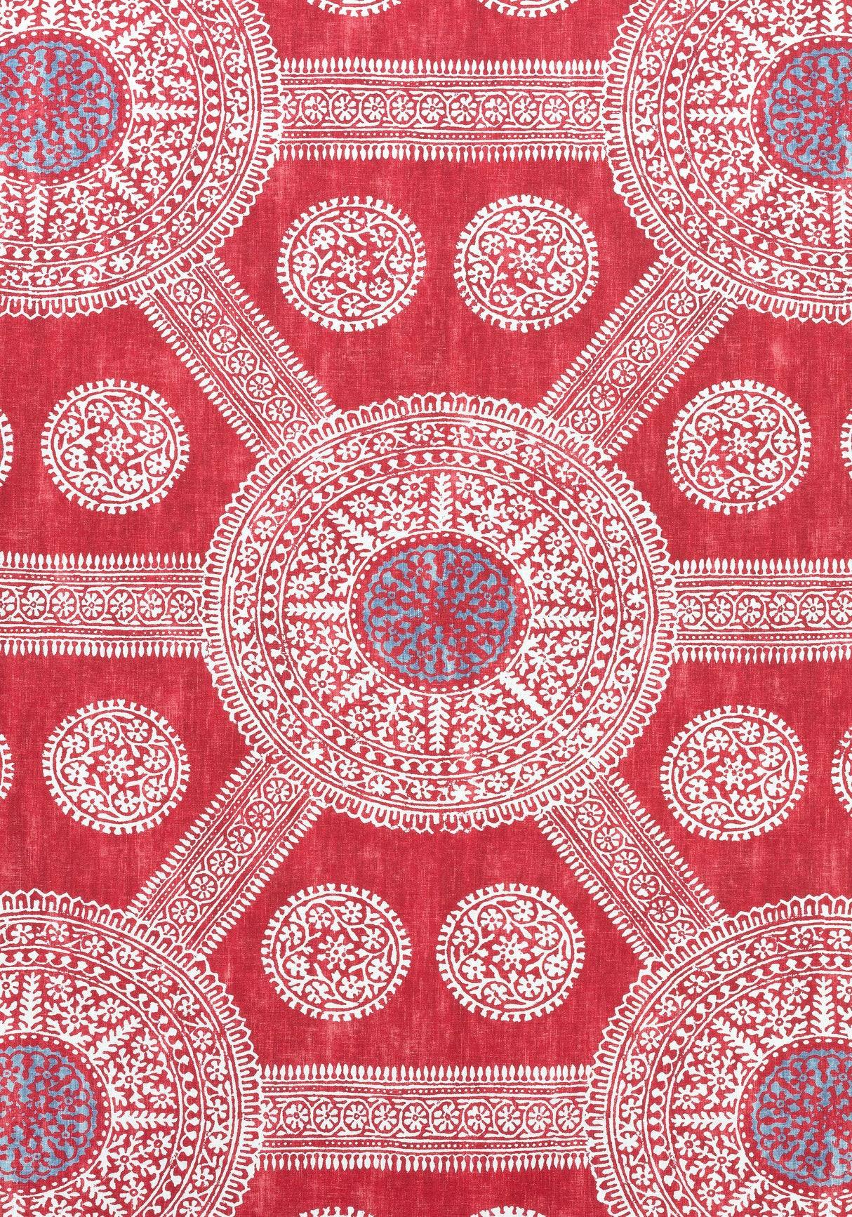 Thibaut STONINGTON Red Fabric