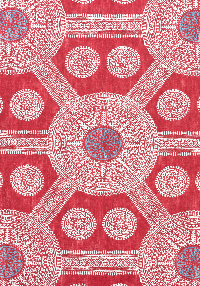 Thibaut STONINGTON Red Fabric