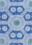 Thibaut STONINGTON Blue and Green Fabric