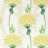 Thibaut Tiverton Yellow Fabric