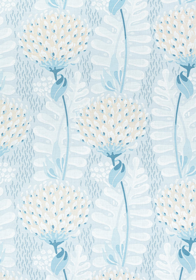 Thibaut TIVERTON Spa Blue Fabric