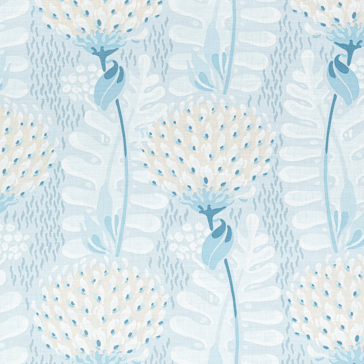 Thibaut Tiverton Spa Blue Fabric