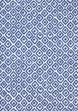Thibaut INDIAN DIAMOND Blue Fabric
