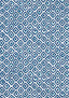 Thibaut INDIAN DIAMOND Blue and Turquoise Fabric