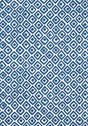 Thibaut INDIAN DIAMOND Blue and Turquoise Fabric