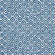 Thibaut Indian Diamond Blue And Turquoise Fabric