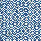 Thibaut Indian Diamond Blue And Turquoise Fabric