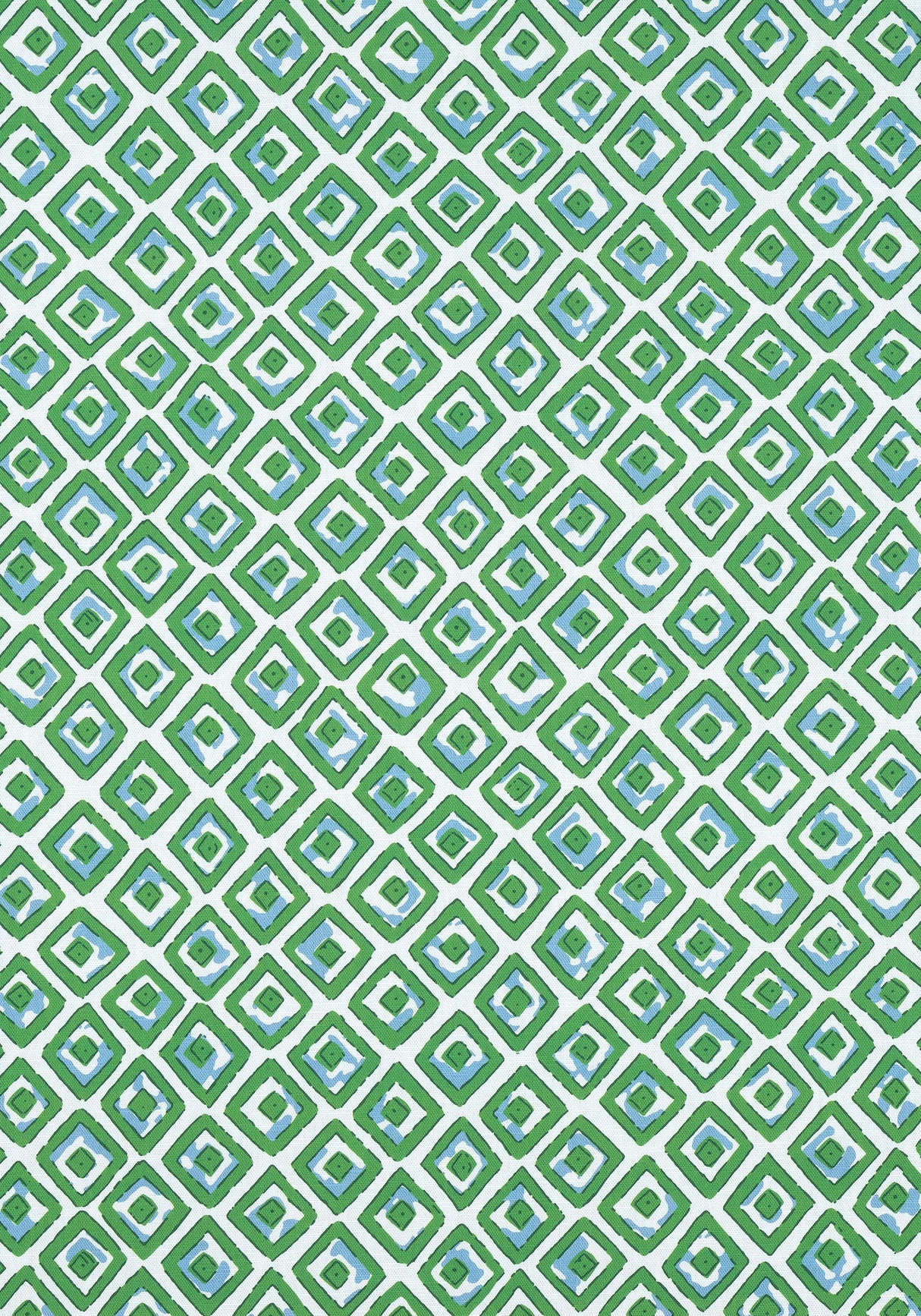 Thibaut INDIAN DIAMOND Green Fabric