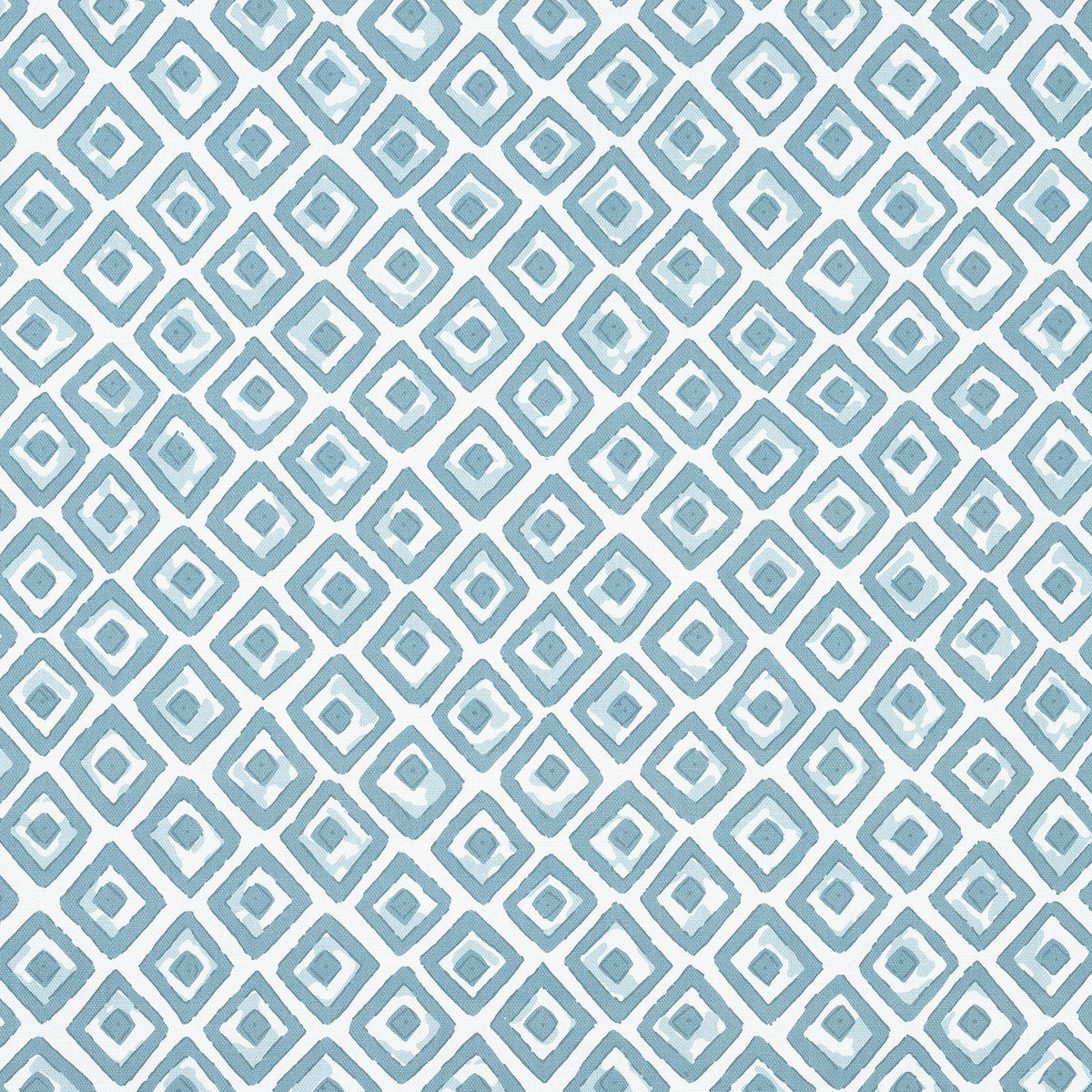 Thibaut Indian Diamond Spa Blue Fabric