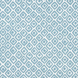 Thibaut Indian Diamond Spa Blue Fabric