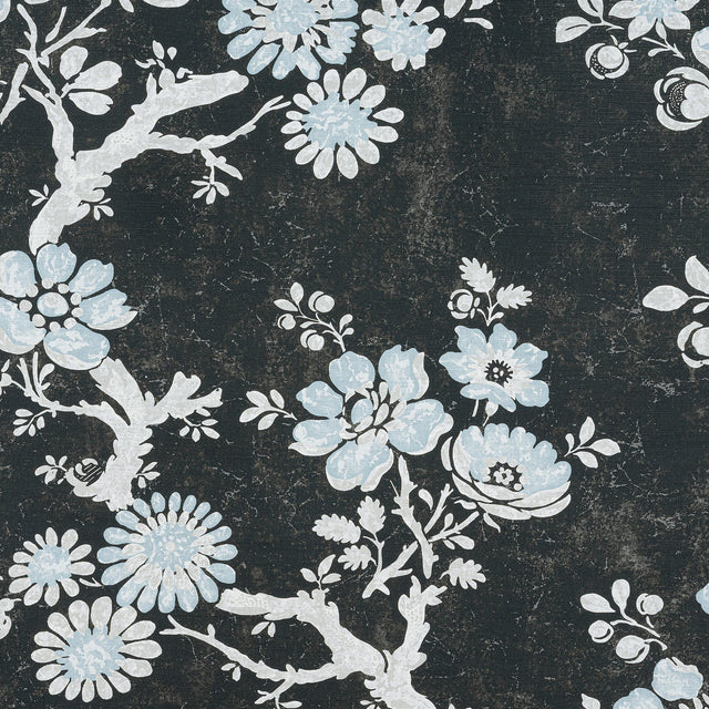 Thibaut Claudette Charcoal Fabric